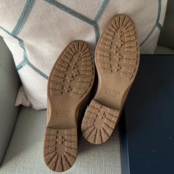 Cole Haan Weatherproof Stormcloud Grey Huntley Booties - Picture 13 of 14